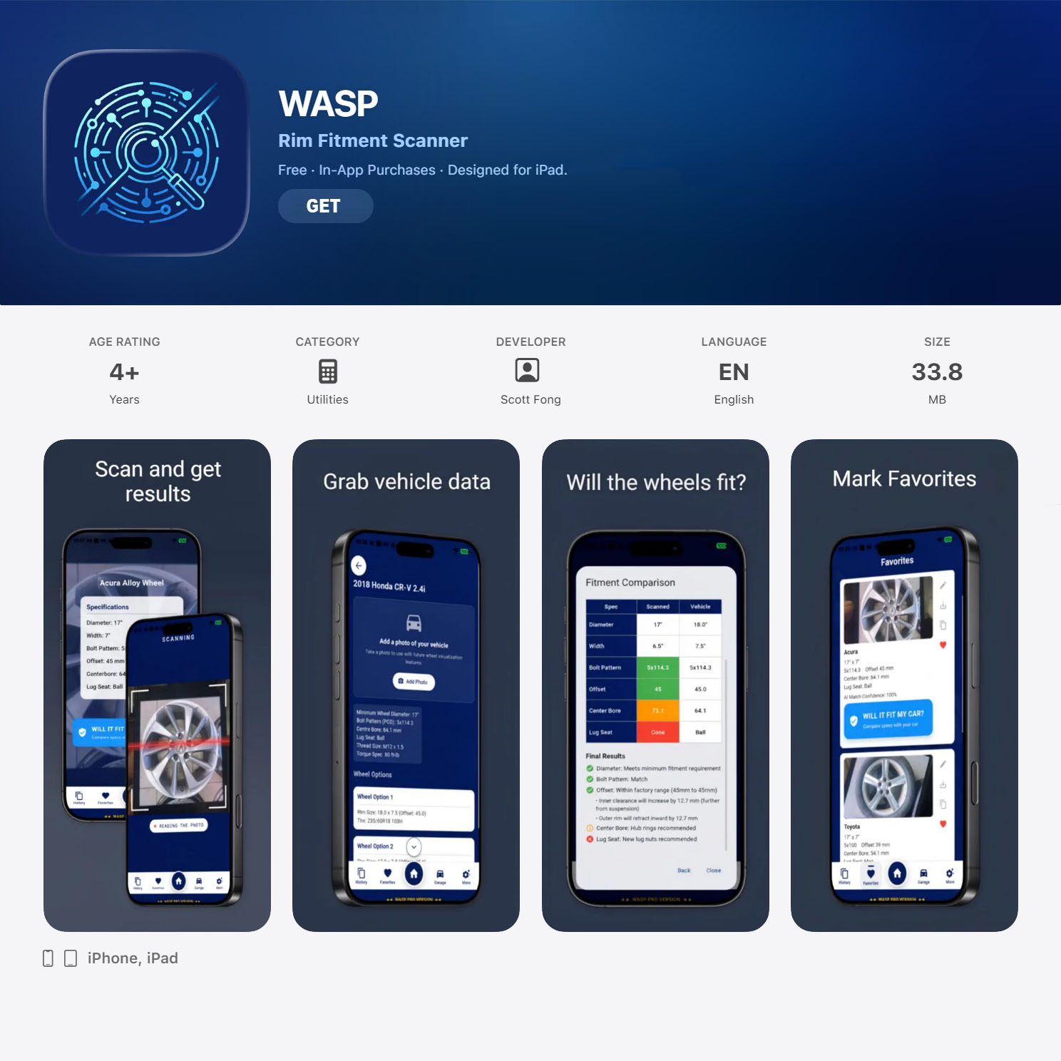 WASP App Homepage